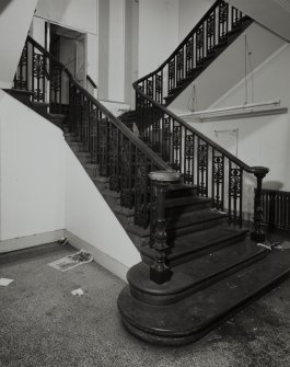 Interior.
View of staircase at ground floor.