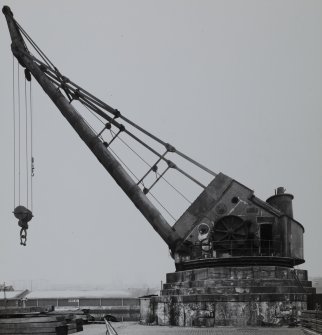 General view of crane from South.