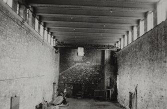 Interior.
View of bale shed from North-West.