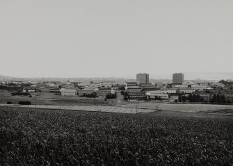 General view from North of housing development.