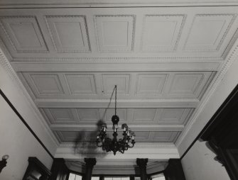 Ballindean House.
Interior view of ceiling in East Drawing Room.