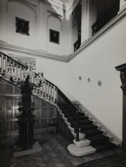 Ballindean House.
Interior view of principal staircase.