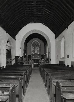 Interior. View from W towards chancel