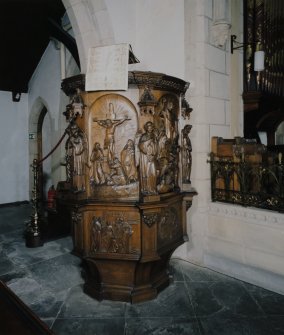 Interior. Pulpit