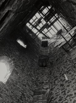 Binn Hill, Bin Hill Tower, interior.
View of interior showing entrance doorways from stair tower.
