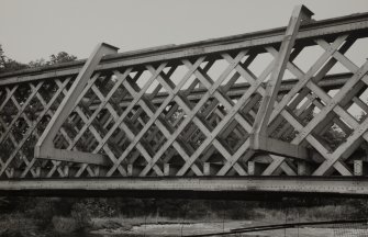 Blair Atholl, Tilt Railway Viaduct.
Detail of lattice girder.