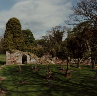 General view of church, from S.