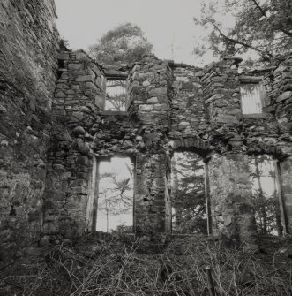 Clunie Castle.
View of interior of tower-house.