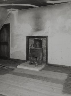Interior view of 1 Dunira Street, Comrie, showing N attic room from S.