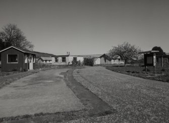 View of entrance from S