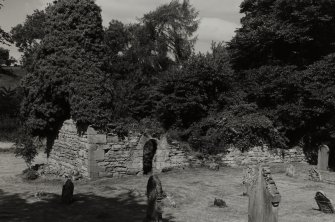 Cambusmichael  Church.
View of remains from South-West.