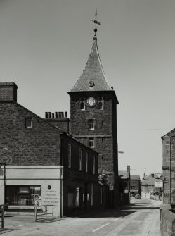 Coupar Angus, Queen Street, The Steeple.
View from South East