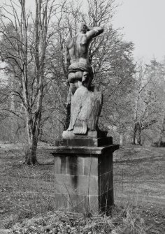 View of statue from South East.