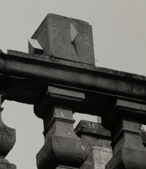 Drummonie House
Detail of sundial on South-West facade.