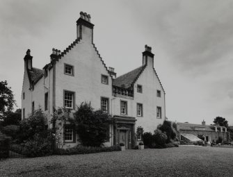 Original House. View from S showing entrance