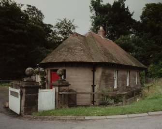 View of S lodge from SW