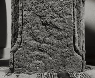 Dunkeld, Dunkeld Cathedral, Cross-slab.
Detail of front.