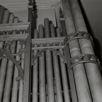 Detail of organ pipes