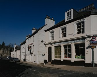 High Street. N Side. View from SE showing the Perth Arms Hotel and 1 Atholl Street.