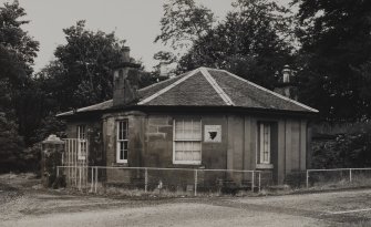 Dunkeld, Dunkeld House, Gallowhill Lodge.
View of Lodge from North-East.