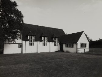 Forteviot Square, The Village Hall.
General view from West.