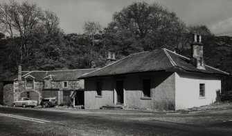 Glenfarg. The Bein Inn.
General view of steading and cottage from West.