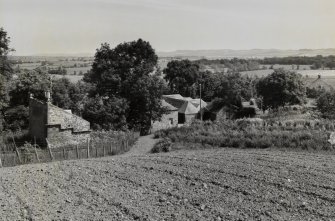 Kilspindie, Dovecot.
View from dovecot and steading from West.