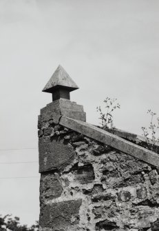 Kilspindie, Dovecot.
Detail of finial.