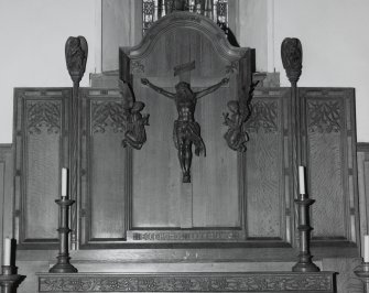Interior. Detail of Robert Lorimer 1912 reredos