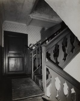 Hilton House, interior.
Detail of first floor landing of staircase from East.