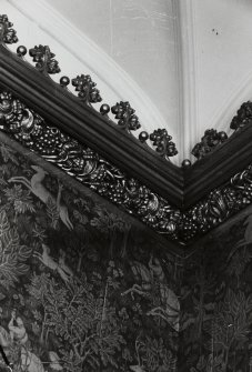 Kinfauns Castle, interior.
Detail of drawing room cornice.