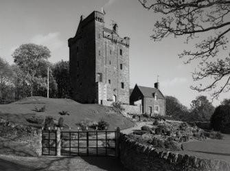 Kinnaird Castle.
General view from South-West.