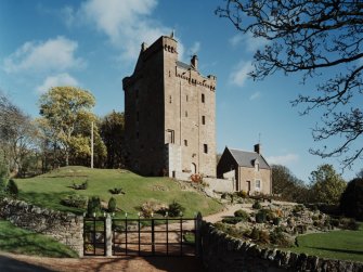 Kinnaird Castle.
General view from South-West.