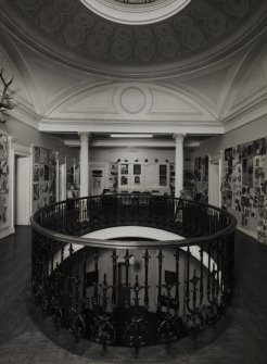 Kilgraston House, interior.
View of second floor hall from South-East.