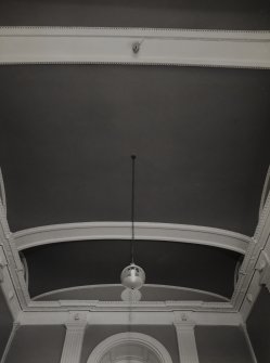 Kilgraston House, interior.
View of ground floor entrance hall ceiling.