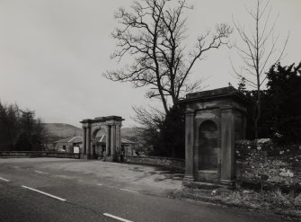 Kilgraston House, Lodge and Gates.
General view from North-East.