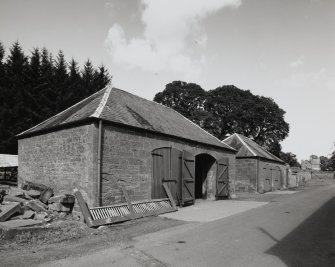 Kethick House, stables.
General viewof cartsheds from South-West.