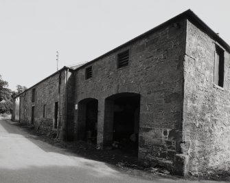 Kethick House, stables.
General view from West.