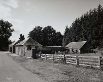 Kethick House, stables.
General view of cartsheds from East.