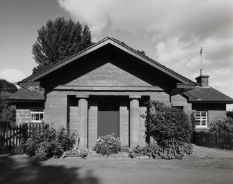Keithick House, South Lodge.
General view from West.