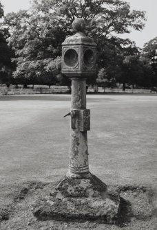 Keithick House, Sundial.
General view of sundial from North-East.