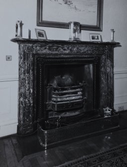 Lawers House, interior.
Detail of dining room chimneypiece.