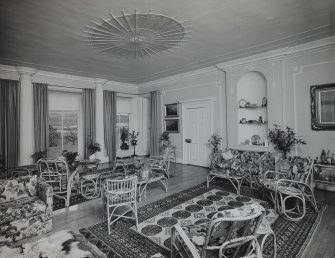 Lawers House, interior.
General view of morning room North-East.