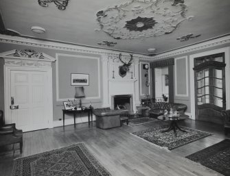 Lawers House, interior.
General view of entrance hall from South-East.