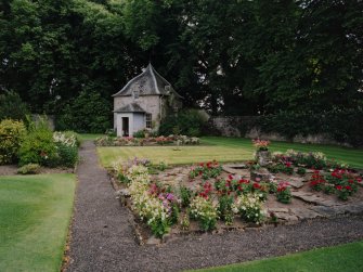 View of summer house from W