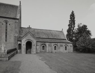 Chapel, view of E end from S