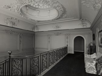 Interior.
View of ceiling, upper landing and principal staircase.