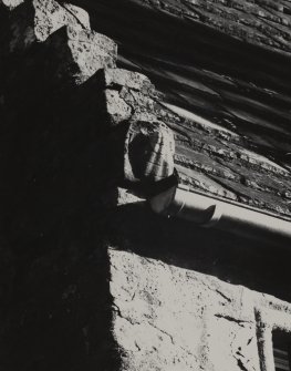 Detail of corbel at West corner of North-West gable of Old House.