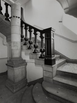 Perth, 102-106 High Street, Guildhall, interior.
View of staircase.
