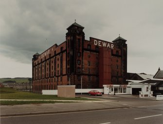 Perth, Glover Street Works, Messrs. Dewar Distillery.
General view of East bond from North-East.